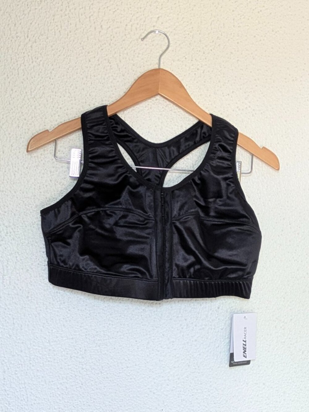 NWT black Enell Racer Bra size 3